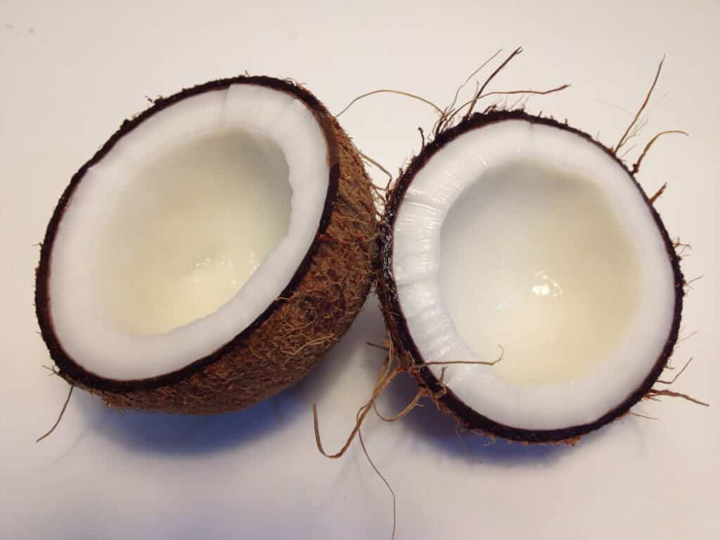 Coconut oil is excellent for the hair.