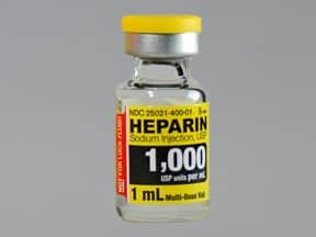 Heparin is used for acute pulmonary embolism