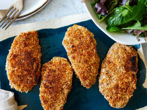 Almond baked low carb heart healthy chicken