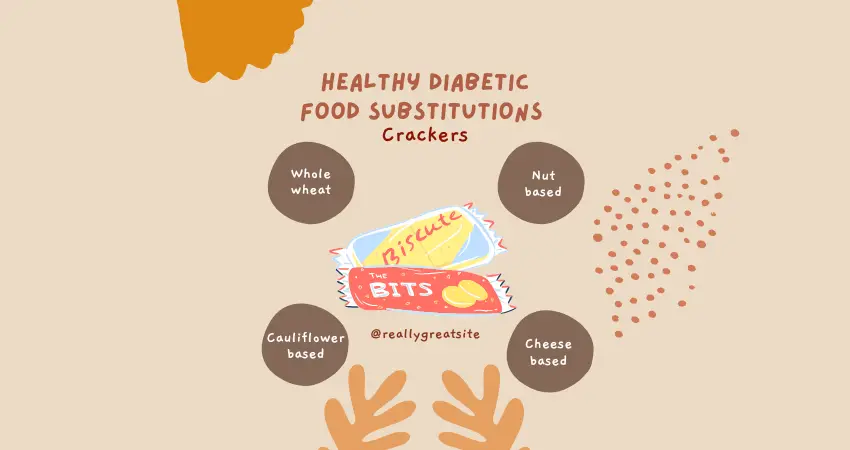 Healthy diabetic cracker substitution