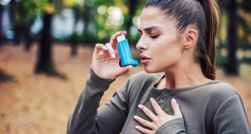 Asthma and heart disease.