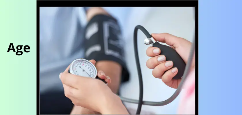 Age statistics and high blood pressure.