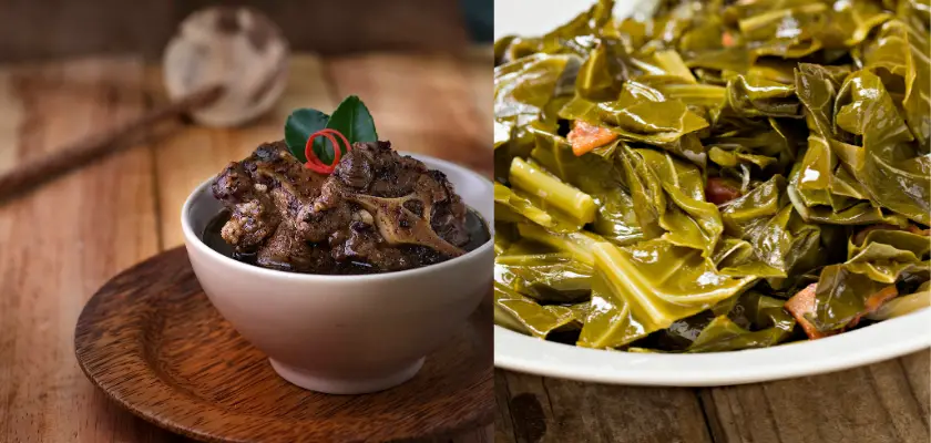 kETO SOUL FOOD OXTAILS AND COLLARD GREENS